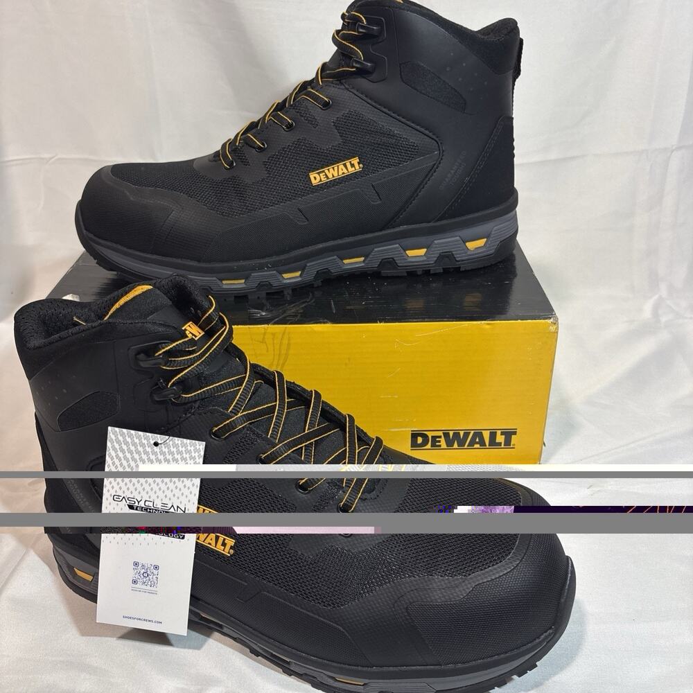 Dewalt Branson Mid CT Mens Size 13 Black Composite Safety Toe Work Boots NEW